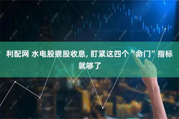 利配网 水电股攒股收息, 盯紧这四个“命门”指标就够了