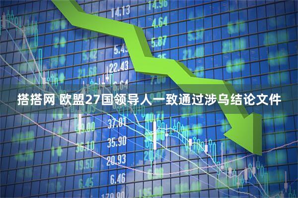 搭搭网 欧盟27国领导人一致通过涉乌结论文件