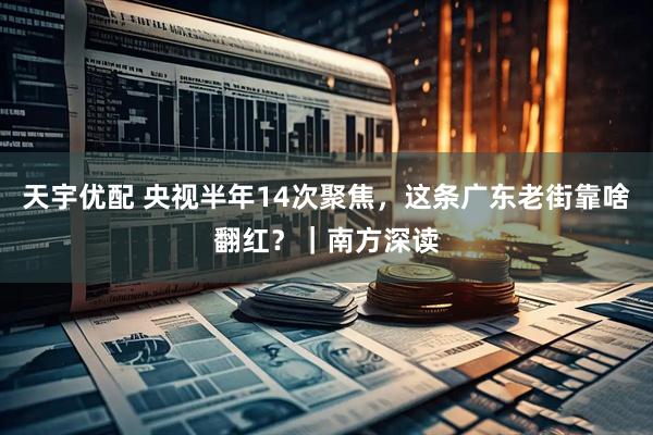 天宇优配 央视半年14次聚焦，这条广东老街靠啥翻红？｜南方深读