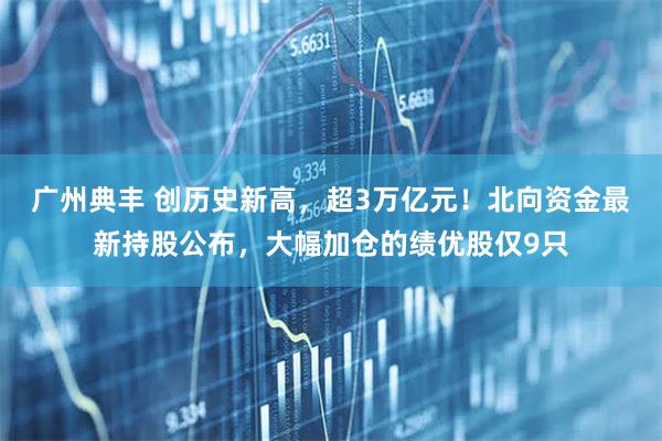 广州典丰 创历史新高,超3万亿元!北向资金最新持股公布,大幅加仓的绩优股仅9只